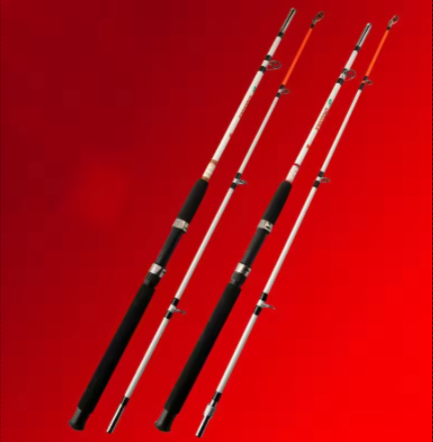 Fishing Rod Crocodile 2 Section Solid Glass Fiber
