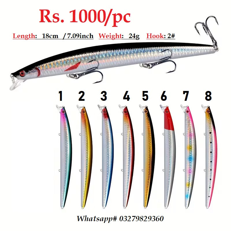 Fishing Lure 24g 7.09inch
